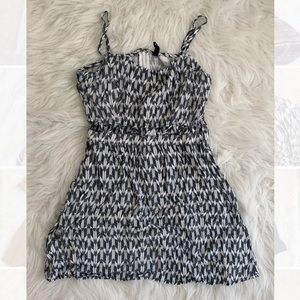 Dress with waist cutout